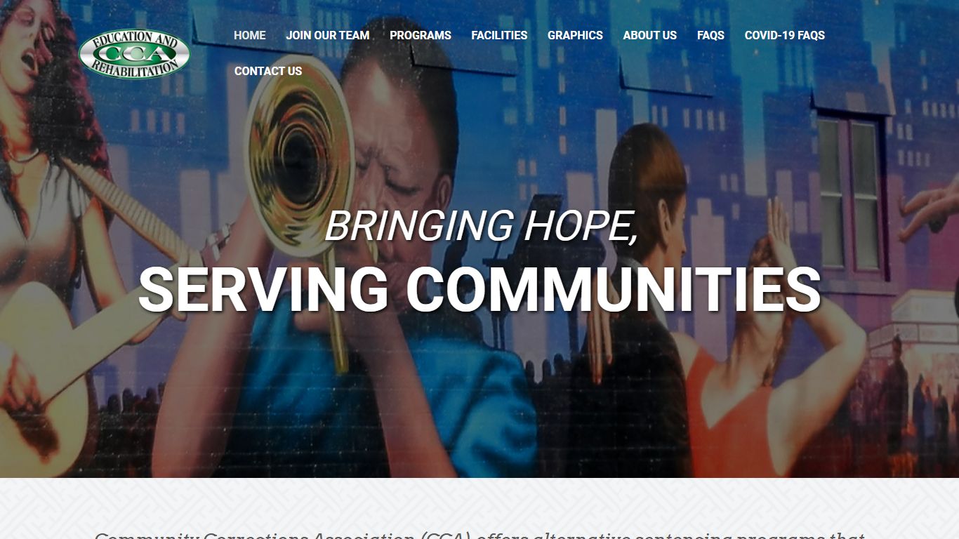 Community Corrections Association - Bringing Hope, Serving Communities